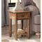 Alaterre Furniture Revive - Reclaimed Chairside Table, Natural ARVA1320 - alternate 4